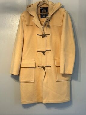 Gloverall Original Duffle Coat Made in England Camel Wool Hooded Women’s US 10
